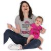 imageMom and Daughter Matching Outfits Mommy of a Princess Mother and New Born BabySet Mom Shirt  03 Bodysuit