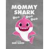imageMommy Shark Shirt Baby Shark Mother 34 Women Sleeve Baseball Jersey ShirtBlueGray