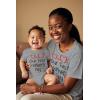 imageOur First Mothers Day Mommy and Me Matching Outfits Mom and Baby Shirts SetMom Gray  Baby Gray