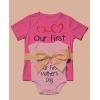 imageOur First Mothers Day Mommy and Me Matching Outfits Mom and Baby Shirts SetMom Pink  Baby Pink