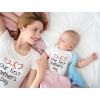 imageOur First Mothers Day Shirt Mom and Baby Women TShirtGray