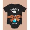 imageTstars Mama ampamp Baby Saur Matching Set Gift for New Moms and Babies Mothers Day Mom Shirt ampamp Infant BodysuitMom Black  Baby Black