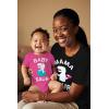 imageTstars Mama ampamp Baby Saur Matching Set Gift for New Moms and Babies Mothers Day Mom Shirt ampamp Infant BodysuitMom Black  Baby Wow Pink