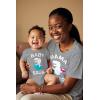 imageTstars Mama ampamp Baby Saur Matching Set Gift for New Moms and Babies Mothers Day Mom Shirt ampamp Infant BodysuitMom Gray  Baby Gray