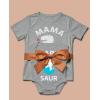 imageTstars Mama ampamp Baby Saur Matching Set Gift for New Moms and Babies Mothers Day Mom Shirt ampamp Infant BodysuitMom Gray  Baby Gray