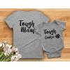 imageTstars Tough Cookie Mommy and Me Matching Outfits Mothers Day Mom ampamp Baby Shirts SetMom Gray  Baby Gray