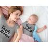 imageTstars Tough Cookie Mommy and Me Matching Outfits Mothers Day Mom ampamp Baby Shirts SetMom Gray  Baby Gray