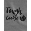 imageTstars Tough Cookie Mommy and Me Matching Outfits Mothers Day Mom ampamp Baby Shirts SetMom White  Baby White