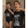 imageTstars Wild One Mommy and Me Matching Outfits 1st Birthday ampamp Mothers Day Shirt Set for Mom and BabyMom Black  Baby Black