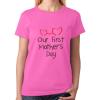 imageOur First Mothers Day Shirt Mom and Baby Women TShirtPink