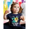 image2nd Birthday Baby Shark Shirt 2 Year Old Birthday Boy Girl Toddler Kids TShirtNavy