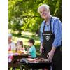 imageDad Apron Fathers Day Daddy Gifts Cooking BBQ Grill Aprons for Men with Pockets One Size Black