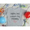 imageHappy 2nd Mothers Day Mommy for Mom Kids TShirtGray