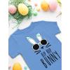imageHip Hop Harry Bunny Girls Boys Easter Shirt Peepin Bunnies Infant Toddler Kids TShirt Toddler Kids TShirtHip Hop  California Blue