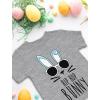 imageHip Hop Harry Bunny Girls Boys Easter Shirt Peepin Bunnies Infant Toddler Kids TShirt Toddler Kids TShirtHip Hop  Gray