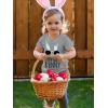 imageHip Hop Harry Bunny Girls Boys Easter Shirt Peepin Bunnies Infant Toddler Kids TShirt Toddler Kids TShirtHip Hop  Gray