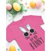 imageHip Hop Harry Bunny Girls Boys Easter Shirt Peepin Bunnies Infant Toddler Kids TShirt Toddler Kids TShirtHip Hop  Pink