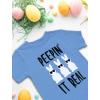 imageHip Hop Harry Bunny Girls Boys Easter Shirt Peepin Bunnies Infant Toddler Kids TShirt Toddler Kids TShirtPeepin  California Blue