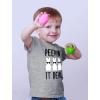 imageHip Hop Harry Bunny Girls Boys Easter Shirt Peepin Bunnies Infant Toddler Kids TShirt Toddler Kids TShirtPeepin  Gray