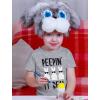 imageHip Hop Harry Bunny Girls Boys Easter Shirt Peepin Bunnies Infant Toddler Kids TShirt Toddler Kids TShirtPeepin  Gray