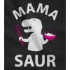 imageMama Shirt Mamasaurus Shirt Dinosaur Mom Shirt Women V Neck TShirtBlack