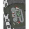 imagePlaymat Car Track Shirt for Dad Gifts for Dads Fathers Day Play Cars Roads on Back Mens TShirtHeather Military Green