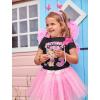 imageSkye Birthday Girl 3 Gifts for Three Years Old Bday Paw Patrol Theme Party Toddler Kids Girls Fitted TShirt A51144dSkye 3rd  Black