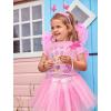 imageSkye Birthday Girl 3 Gifts for Three Years Old Bday Paw Patrol Theme Party Toddler Kids Girls Fitted TShirt A51144dSkye 3rd  Pink