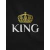 imageTeeStars King ampamp Queen Matching Couple Hoodie Set Valentines Day Gift His ampamp Hers Women Hoodie Women XXLargeMen XXLargeBlack