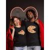 imageThe Missing Piece Pizza Couples Shirts for Him and Her Funny Matching His and Hers Couple Shirt SetMen Black  Women Black