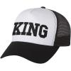 imageTstars  King Tucker Hat Trucker Hat Mesh CapBlackWhite