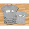 imageTstars Copy Paste Dad and Son Daughter Matching Shirts Ctrl C Ctrl V Gift for Dads Fathers Day Daddy and Me OutfitsDad Gray  Child Gray