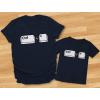 imageTstars Copy Paste Dad and Son Daughter Matching Shirts Ctrl C Ctrl V Gift for Dads Fathers Day Daddy and Me OutfitsDad Navy  Child Navy