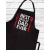 imageTstars Dad Apron Daddy Gifts from Daughter Son BBQ Grilling Cooking Aprons for Men One Size Black