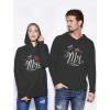 imageTstars Mr ampamp Mrs Matching Hoodies for Couples His and Hers Sweatshirts Hoodie SetBlack