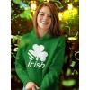 imageTstars St Patricks Day Womens ampamp Teen Girls Hoodie  Irish Shamrock FourLeaf Clover Pullover HoodiesIrish  Green