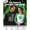 imageTstars St Patricks Day Womens ampamp Teen Girls Hoodie  Irish Shamrock FourLeaf Clover Pullover HoodiesIrish  Green