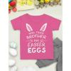 imageTstars Trade Brother for Easter Eggs Funny Siblings Egg Hunting TShirt for Toddler ampamp Youth Boys GirlsPink