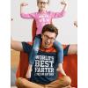 imageWorld Best Farter I Mean Father Shirt Gifts for dad from Daughter Son Funny tShirt for Men A1Navy Blue