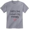 imageHappy 2nd Mothers Day Mommy for Mom Kids TShirtGray
