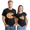 imageThe Missing Piece Pizza Couples Shirts for Him and Her Funny Matching His and Hers Couple Shirt SetMen Black  Women Black