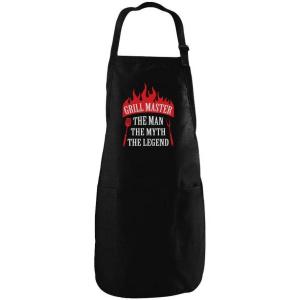 imageFunny Aprons for Men Grill Master Kitchen Cooking BBQ Mens Chef Apron