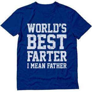 imageWorld Best Farter I Mean Father Shirt Gifts for dad from Daughter Son Funny tShirt for Men A1Blue