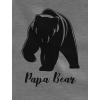 imageBaby ampamp Papa Bear Mens TShirt ampamp Infant Shirt Set Father ampamp Son Matching SetPapa White  Baby Gray