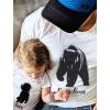 imageBaby ampamp Papa Bear Mens TShirt ampamp Infant Shirt Set Father ampamp Son Matching SetPapa White  Baby Gray