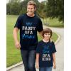 imageDad and Son Matching Shirts King ampamp Prince Fathers Day Daddy Me OutfitsDaddy Navy  Son Navy