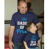 imageDad and Son Matching Shirts King ampamp Prince Fathers Day Daddy Me OutfitsDaddy Navy  Son Navy