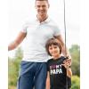 imageI Love My Daddy Shirt Gifts for Dad Papa Fathers Day Toddler Kids TShirtBlack