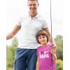 imageI Love My Daddy Shirt Gifts for Dad Papa Fathers Day Toddler Kids TShirtPink
