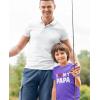 imageI Love My Daddy Shirt Gifts for Dad Papa Fathers Day Toddler Kids TShirtViolet